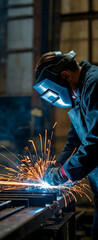 Dynamic Welding Sparks: A Symphony of Light and Heat in Daily Work Environments