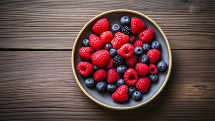 Wall Mural -  Fresh berries ready to be enjoyed