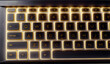 © anjarts.com - Illuminated partial keyboard backlit image
