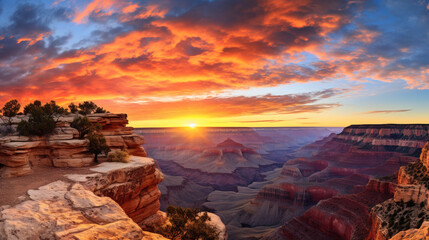 Wall Mural - canyon sunset.