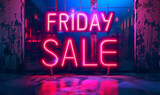 Fototapeta  - Friday sale for poster banner