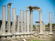 Ancient ruins of the city in the mediterranean