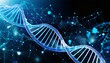 © Bilal - Wallpaper science helix cell genetic medical biotechnology biology bio. Technology gene DNA abstract molecule medicine blue background research digital futuristic human concept health