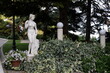Nude female sculpture in the garden art park of the Aivazovskoye sanatorium. Parthenit.Crimea