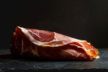 Sticker - Spanish ham on black plate