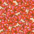 Bright colors,   Abstract floral seamless pattern. 