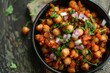 © LimeSky - Indian cuisine featuring Chana chat or Spicy Chickpeas
