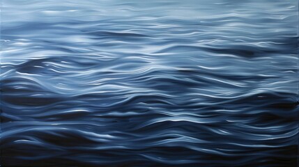 Canvas Print - blue water background