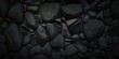 Dramatic Black Stone Textured Background with Cinematic Lighting Generative AI