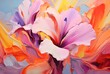 a painting of flowers with different colors