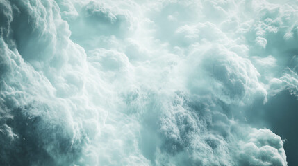  Soft and fluffy cloud texture, full of lightness and unpredictability with space for text in pastel shades of blue