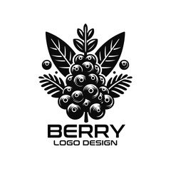 Wall Mural - Berry Vector Logo Design