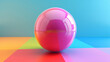 3D colorful ball