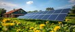 Solar Future: Eco-friendly Energy Transition. Concept Sustainable Energy, Solar Power, Green Technology, Environmental Innovation