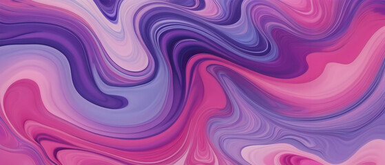 Wall Mural - Vivid abstract pink and purple swirling textures fluid art pattern background 