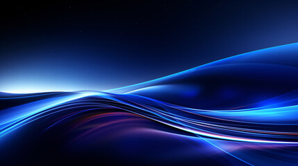 Wall Mural - 3d flowing abstract blue fluid background, abstract flowing background 3d rendering