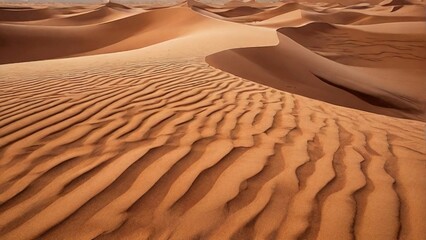 Wall Mural - Desert Sands, rippling patterns and textures of desert sands in shades of brown