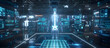 © NaLan - Medical science: Doctors and nurses use holographic technology in their work, examination and treatment.