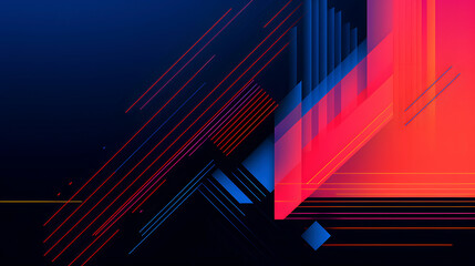 Digital color abstract line geometric arrangement graphic poster web page PPT background