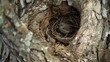 A closeup image of a birds nest nestled in a large tree. However upon further examination the tree is not native to the area and is actually an invasive species. The birds have been .
