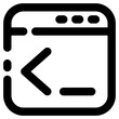 programming coding command line icon