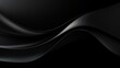 © Backgrounds - Jet black wave abstract background vector.