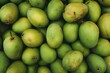 Mango fruit in the market,  Close up of mango fruit