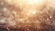  Golden Bokeh Effect, Abstract Sparkle Background, Warm Festive Glow