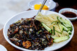 Popular Korean Chinese dish - Jajangmyeon, Black beans noodle

