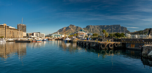 Wall Mural - View of the Victoria & Albert Water Front, Cape Town, South Africa