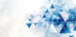© sornthanashatr - A blue and white background with a lot of triangles