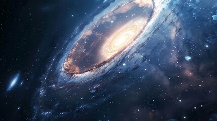 universe filled with stars, nebula and galaxy. colorful space background with stars. beauty of deep 