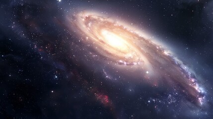 universe filled with stars, nebula and galaxy. colorful space background with stars. beauty of deep 