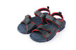 Indian Made Men's sandals on white background
