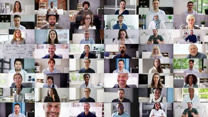 Poster - Business People Headshots Collage