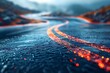 Dynamic Raceway Blur with Evocative Bokeh. Concept Auto Racing, Motion Blur, Bokeh, Speed, Excitement