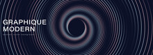 Dark Abstract Vector Background With Swirl. Tunnel, Spiral, Vortex, Movement, Speed, Advancement.