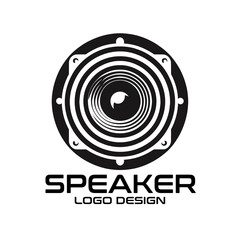 Wall Mural - Speaker Vector Logo Design