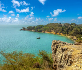 Canvas Print - Beautiful tropical seascapes from the Corniche promenade, Dakar, Senegal, West Africa