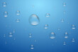 Realistic Water Drop 3D Transparent Background