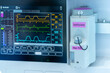 close up view of ICU health care device.
