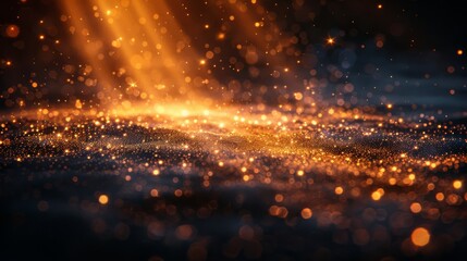 Aufkleber - Light glowing on an isolated background in modern format