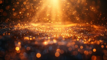 Poster - Star burst with sparkles. Sun. Glow light effect.