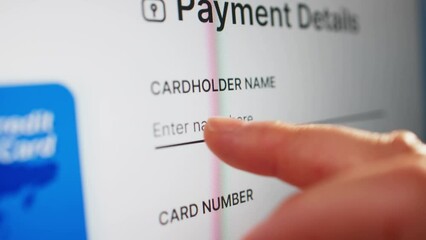 Pressing Checkout Button. Using Online Ecommerce Store