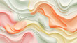 Horizontal abstract background with waves and pastels colors