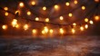 Colorful garlands, lights effects for Christmas decorations. Holiday lights for Xmas.