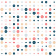 Scandi style polka dot pattern background 
