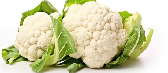 Poster - Two cauliflowers on white surface