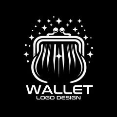 Wall Mural - Wallet Vector Logo Design