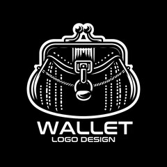 Wall Mural - Wallet Vector Logo Design